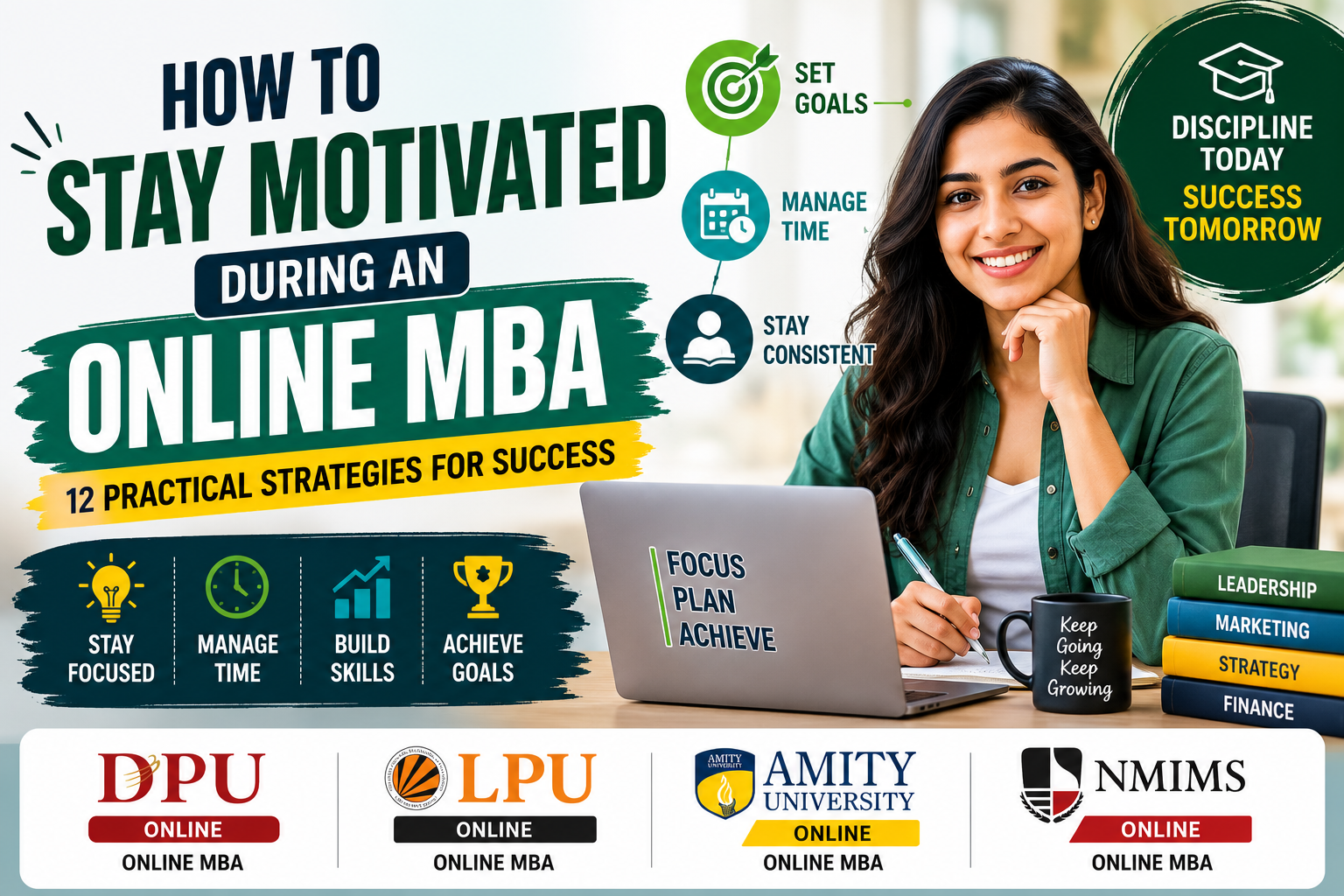 How to Stay Motivated During an Online MBA: 12 Practical Strategies for Working Professionals