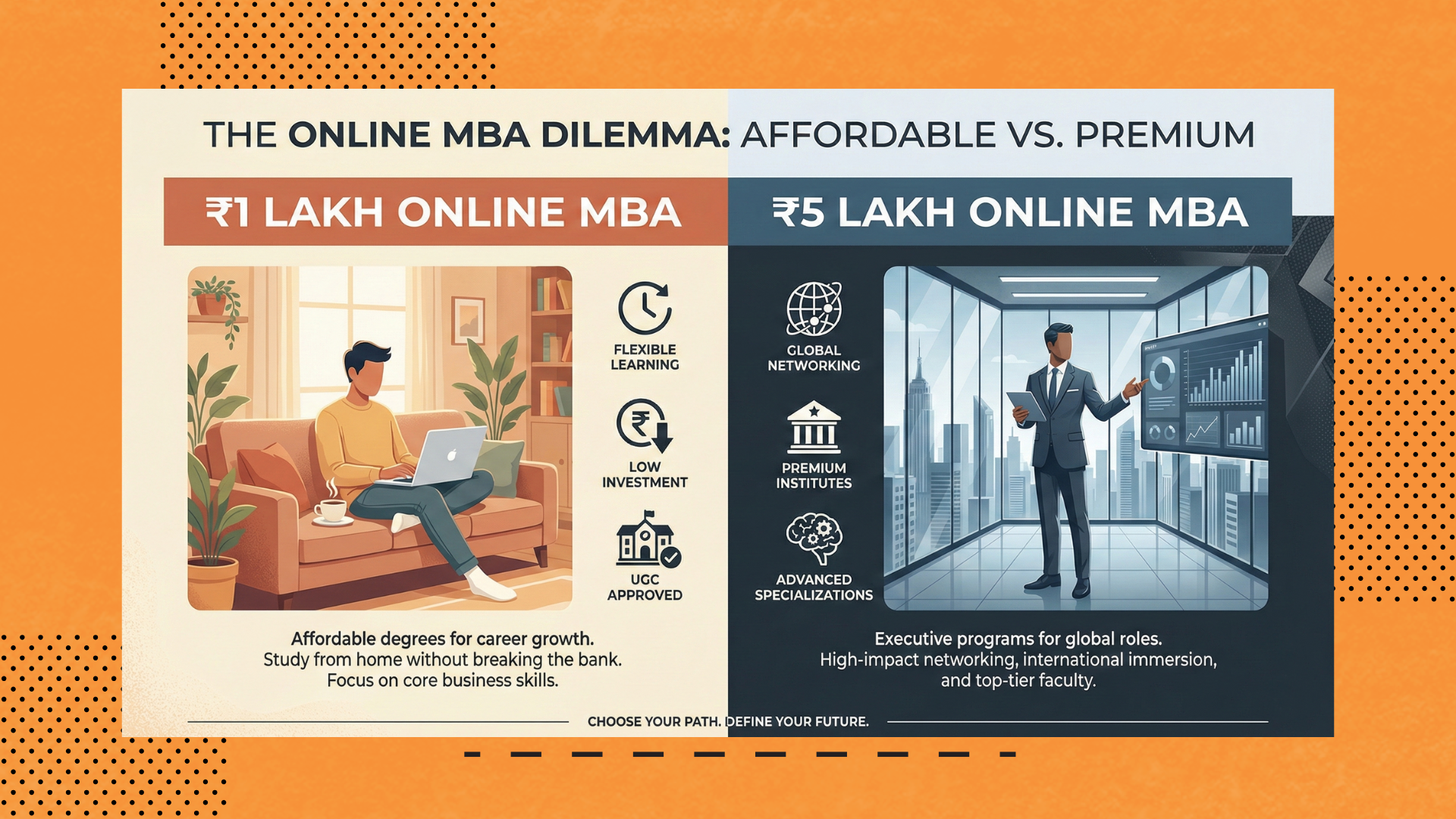 THE ONLINE MBA DILEMMA: AFFORDABLE VS. PREMIUM