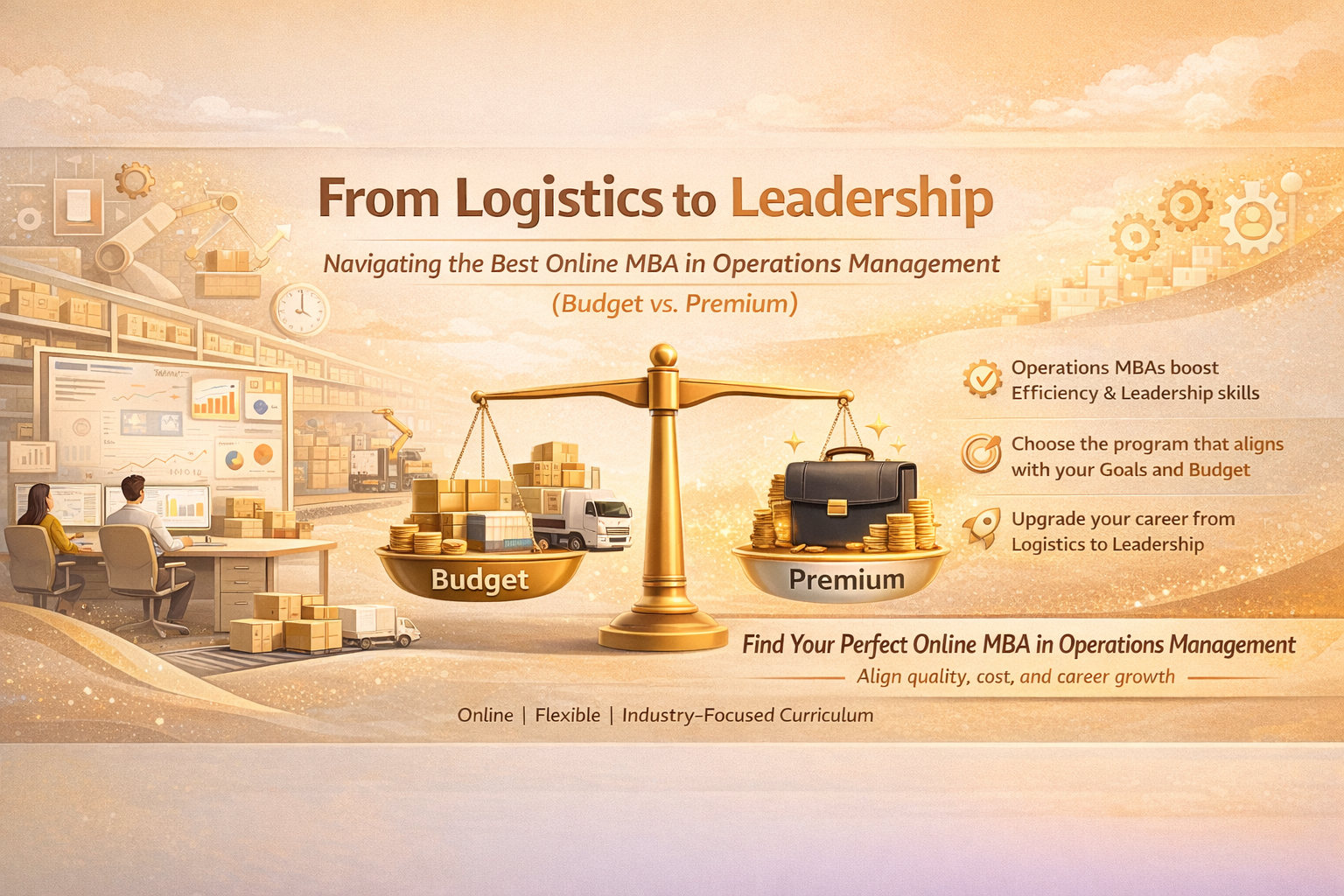 From Logistics to Leadership: Navigating the Best Online MBA in Operations Management (Budget vs. Premium)