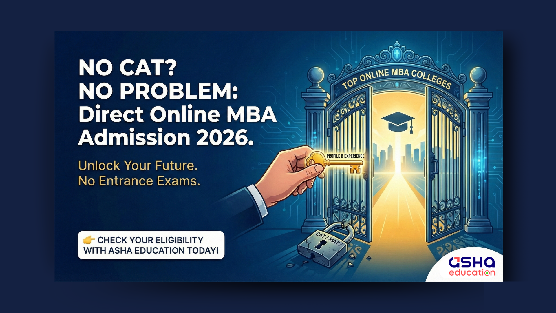 Direct Online MBA Admission 2026 Without CAT: Complete Guide to Eligibility, Top Universities & Career Growth