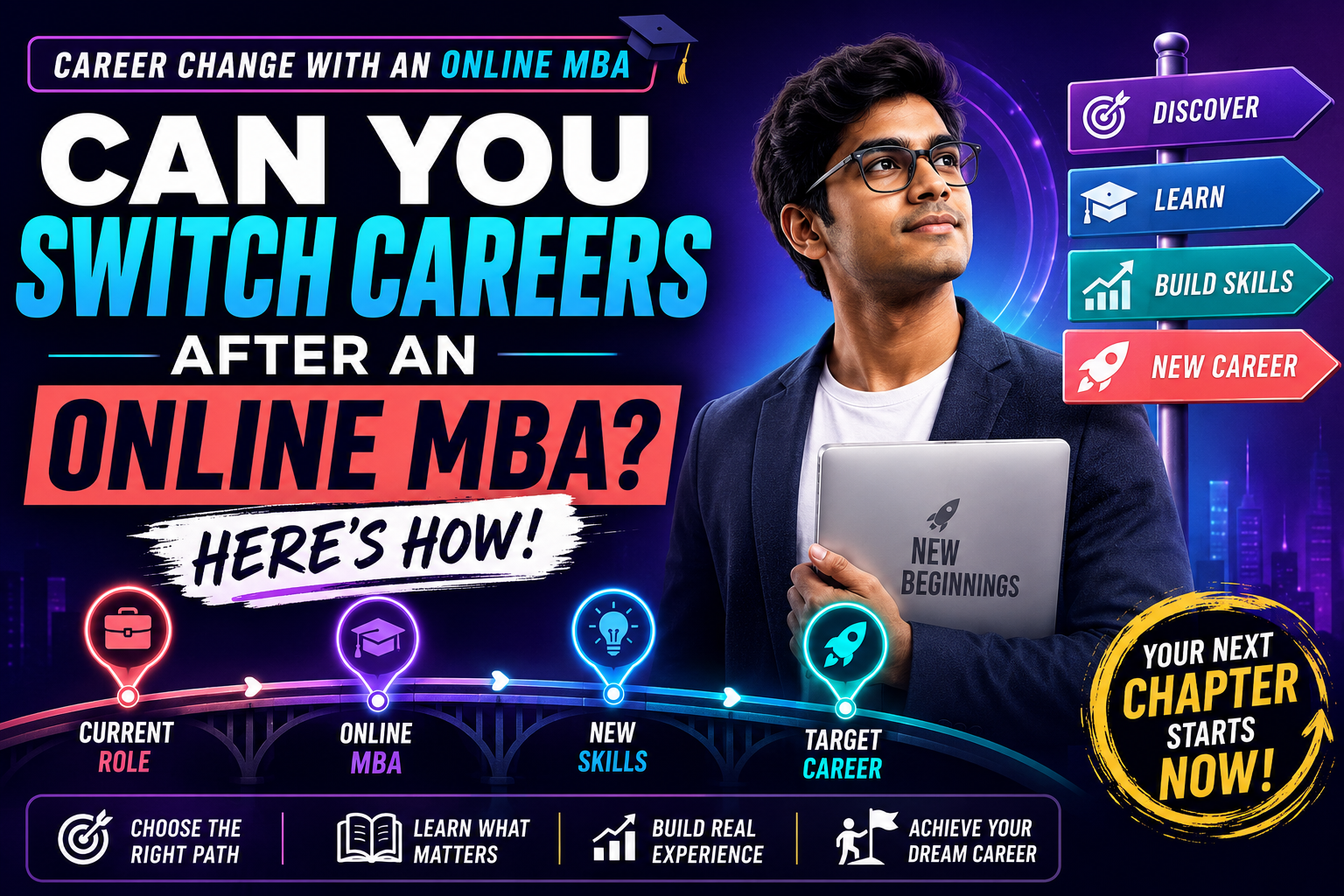 Can You Switch Careers After an Online MBA? Here’s How