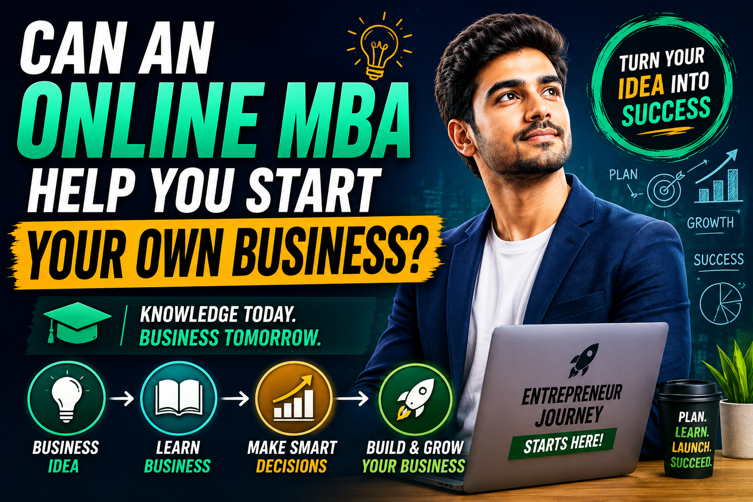 Can an Online MBA Help You Start Your Own Business?